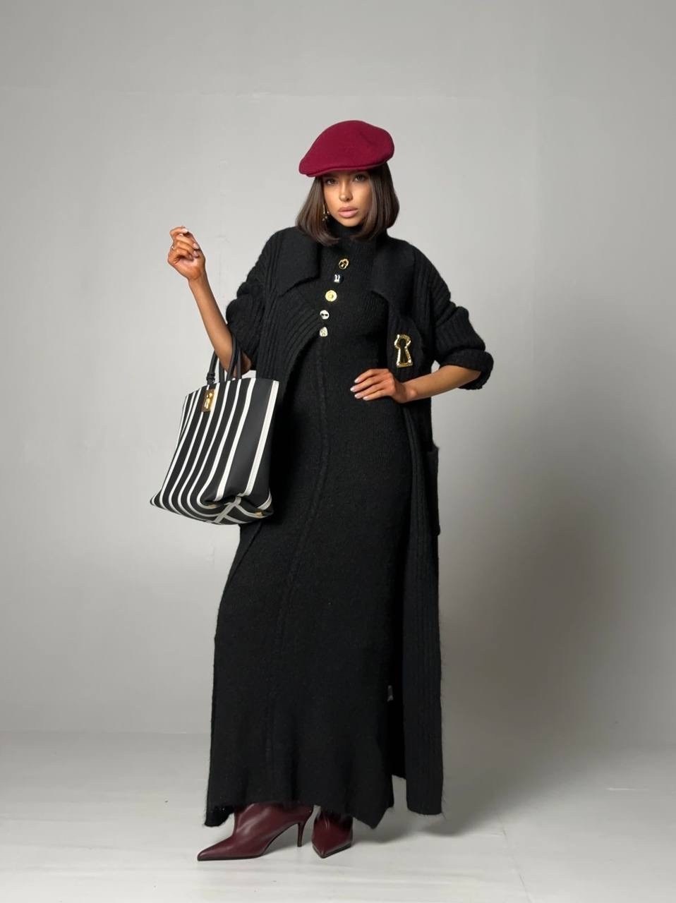 платье черное,трикотажное платье,вязаное платье,шерстяное платье