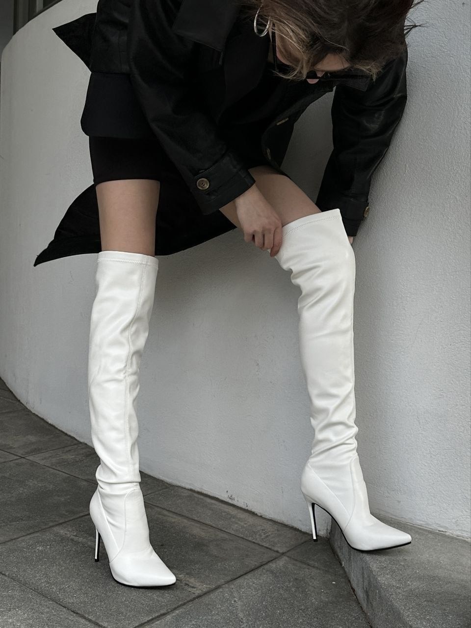ботфорты белые,ботфорты женские,высокие сапоги женские,ботфорты на каблуке,ботфорты женские белые