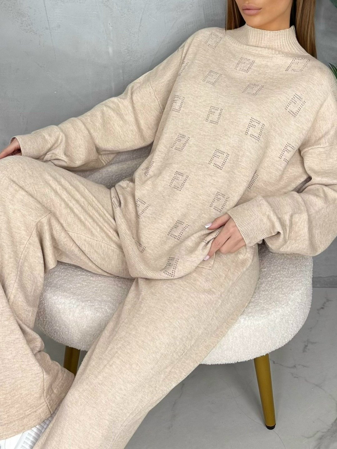 трикотажные костюмы,трикотажные костюмы женские,костюмы женские,вязаные костюмы,костюм с брюками палаццо