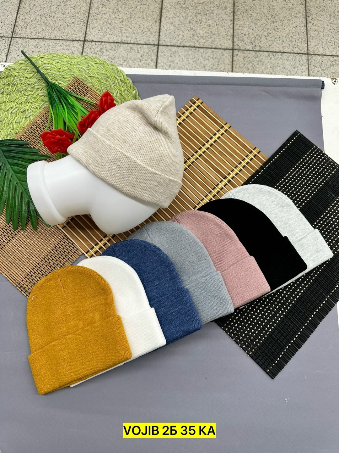 шапка бини,шапочка,вязаная шапка,шапка повседневная,шапка однотонная