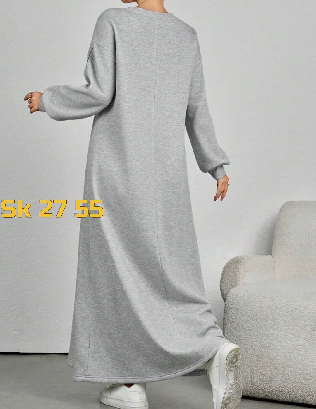 платье длинное теплое,трикотажное платье свободного кроя,трикотажное платье,платье женская,свободное платье