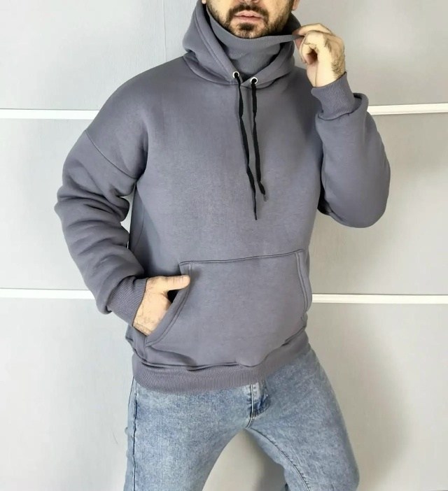 толстовка теплая,мужская толстовка,кофта с капюшоном,толстовка с капюшоном,утепленное худи