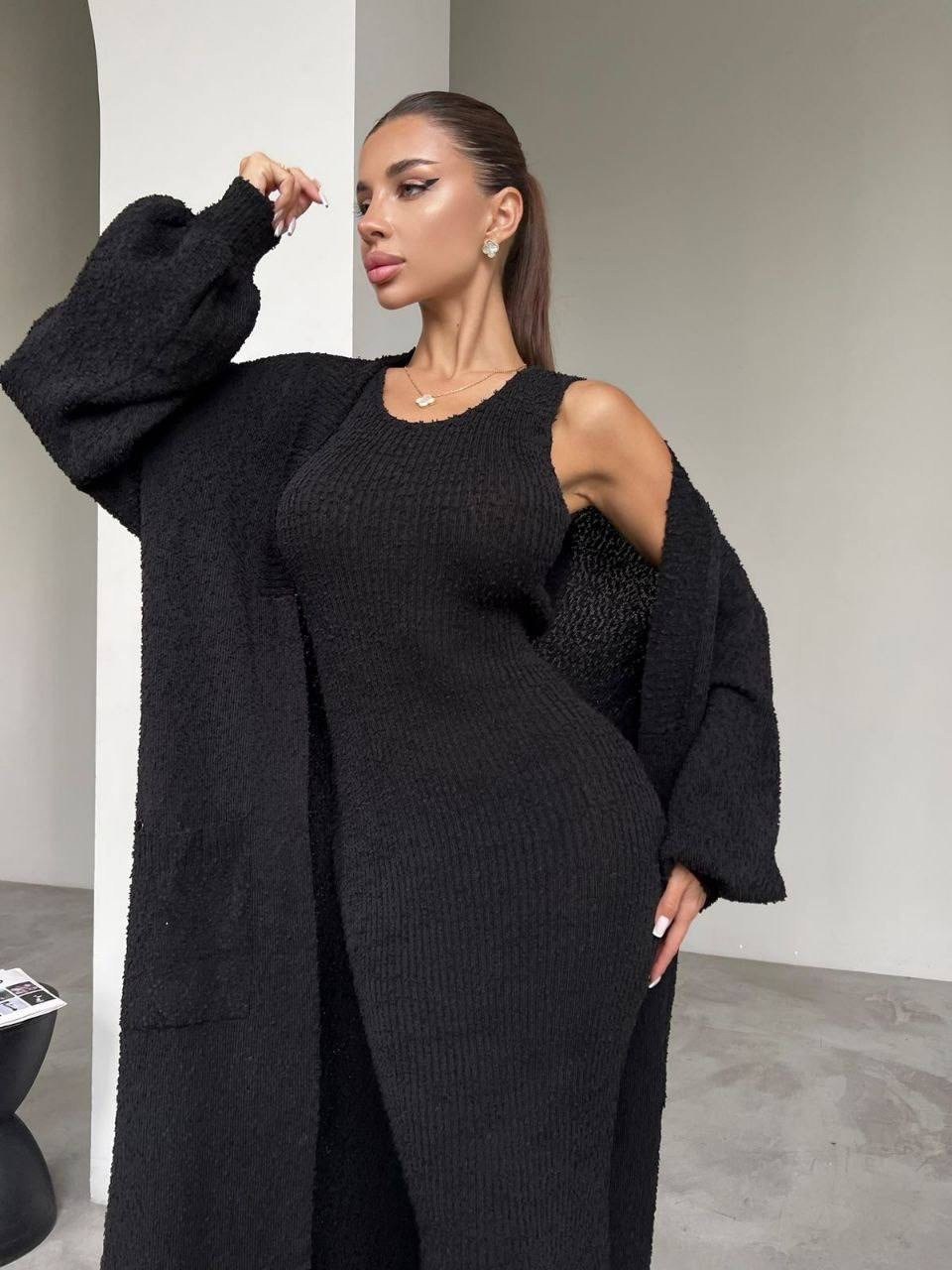 платье кардиган,платье с кардиганом комплект,накидка кардиган,вязаные кардиганы,платье лапша с кардиганом