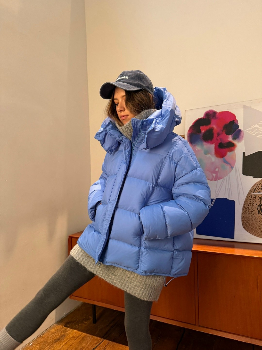 стильные пуховики,объемный пуховик,куртка пуховик,куртка оверсайз,короткий пуховик