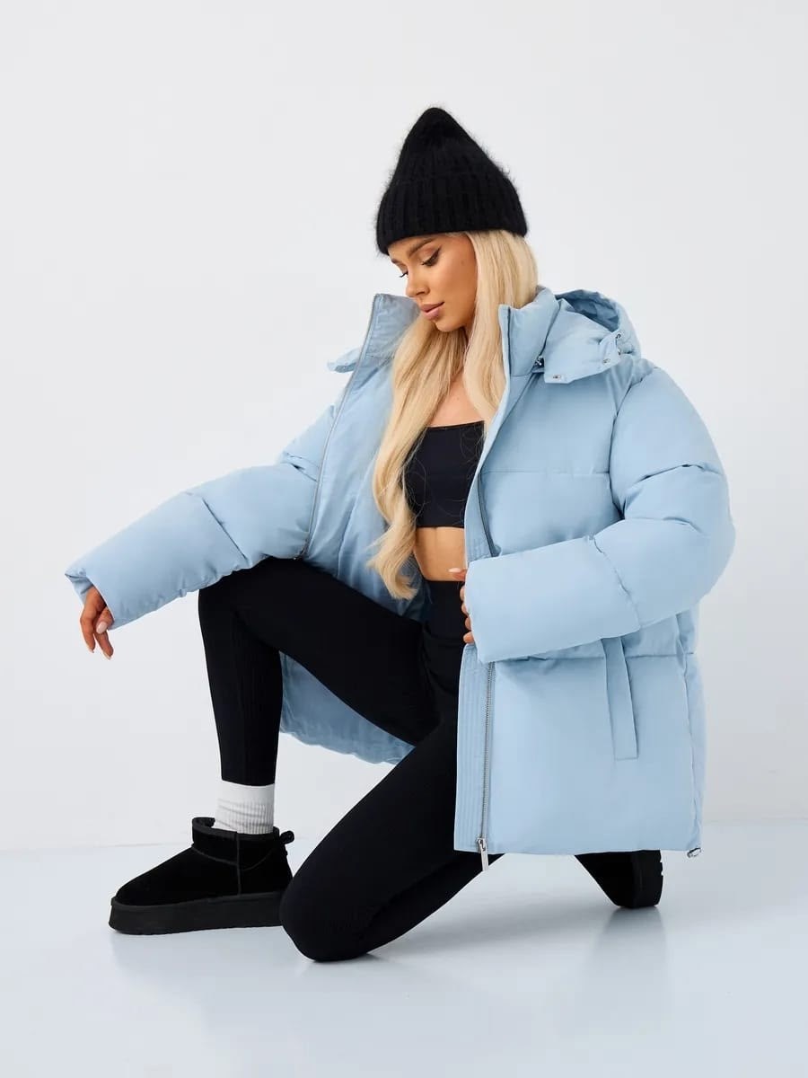 куртка зимняя оверсайз,куртка зимняя женская,куртка женская с капюшоном,куртка оверсайз,зимняя женская куртка больших размеров