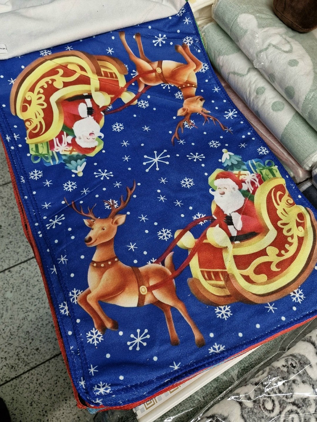 плюшевое одеяло,плед новогодний,теплое одеяло,рождественские подарки,покрывало для дома