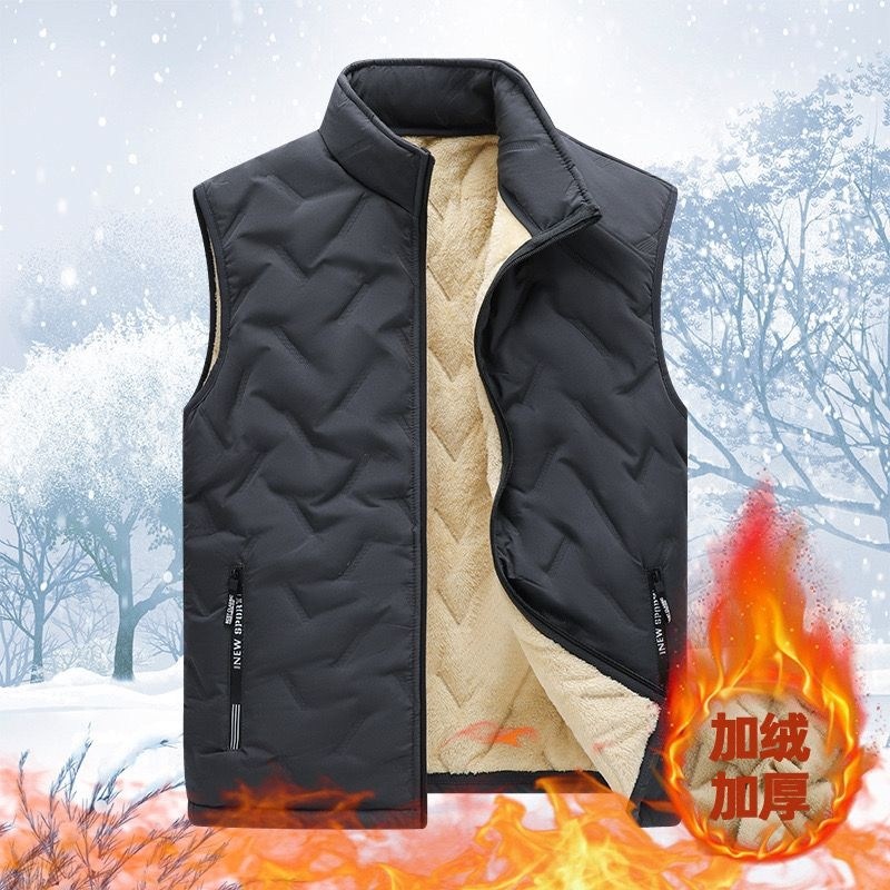 флисовая жилетка,жилет мужской,двухсторонний жилет,теплый жилет,жилетка мужская без воротника