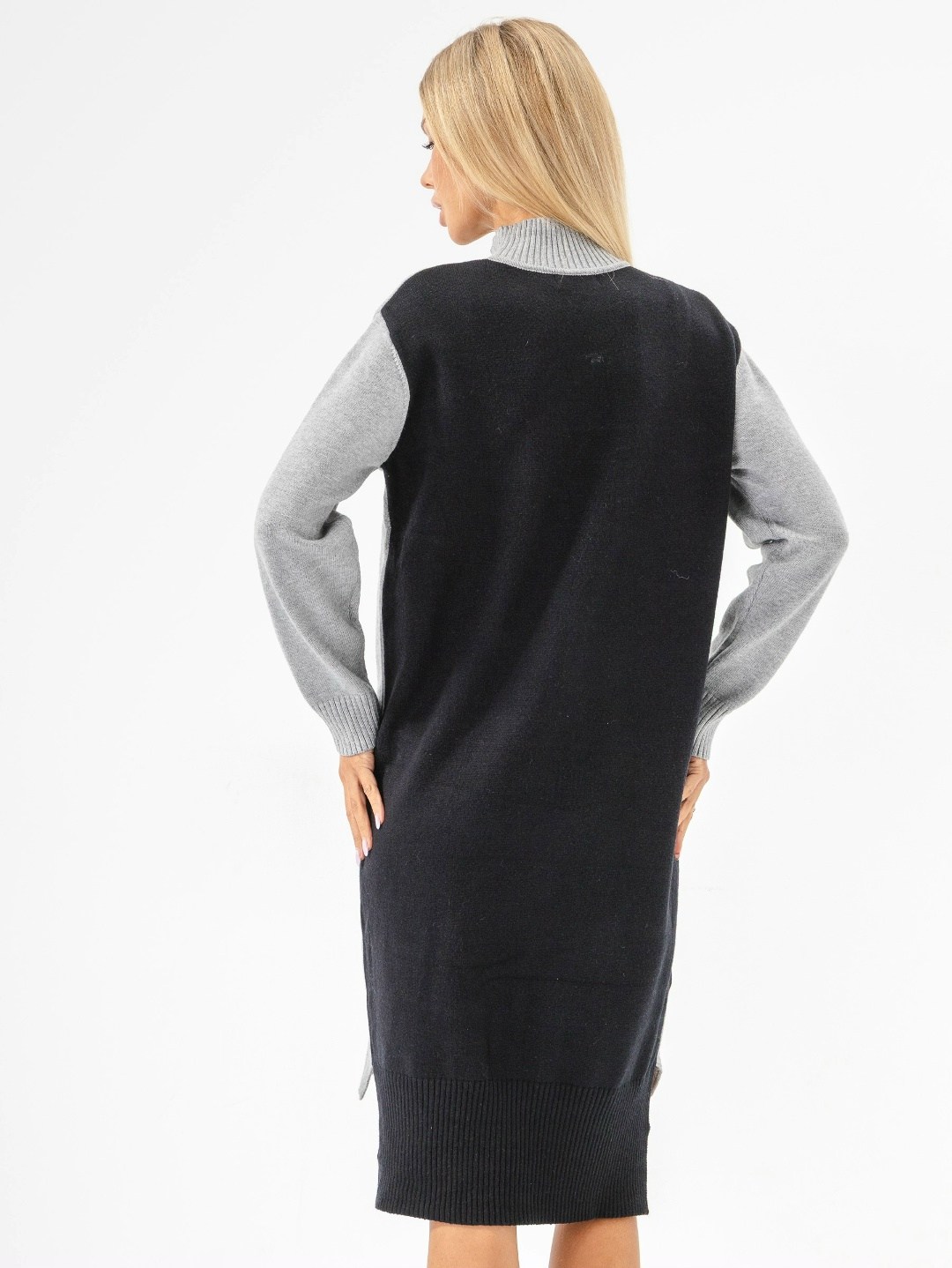 платье вязаное,трикотажное платье,теплое вязаное платье,серое платье свитер,вязаное платье женское