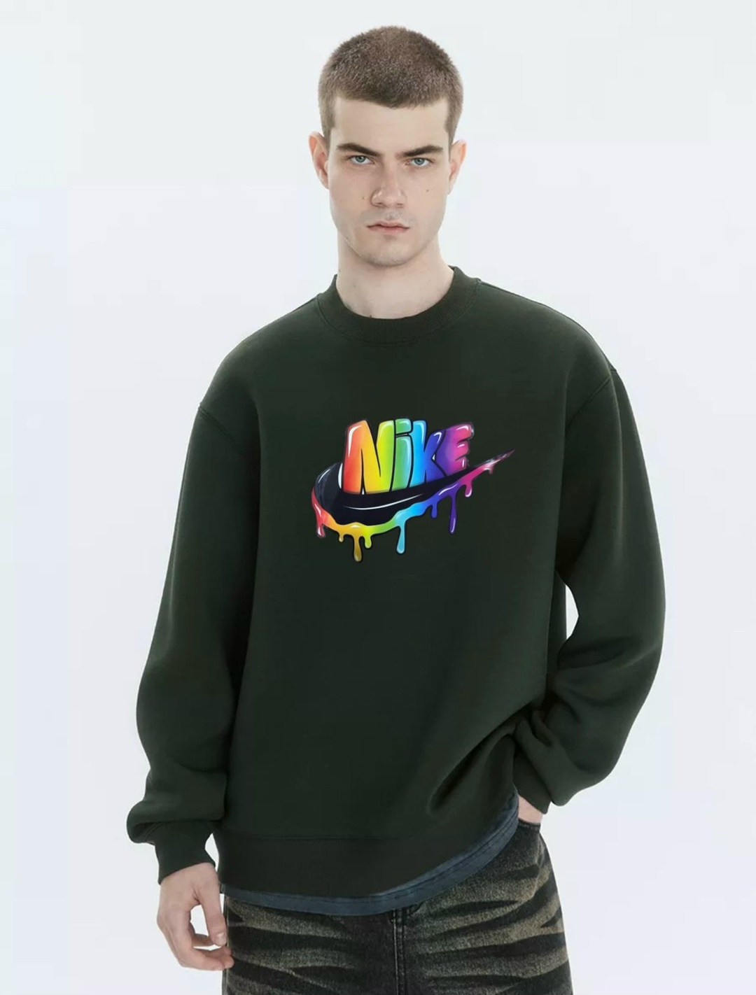 свитшот серый,свитшот мужская,серый свитшот найк,классический свитшот,мужские свитшоты