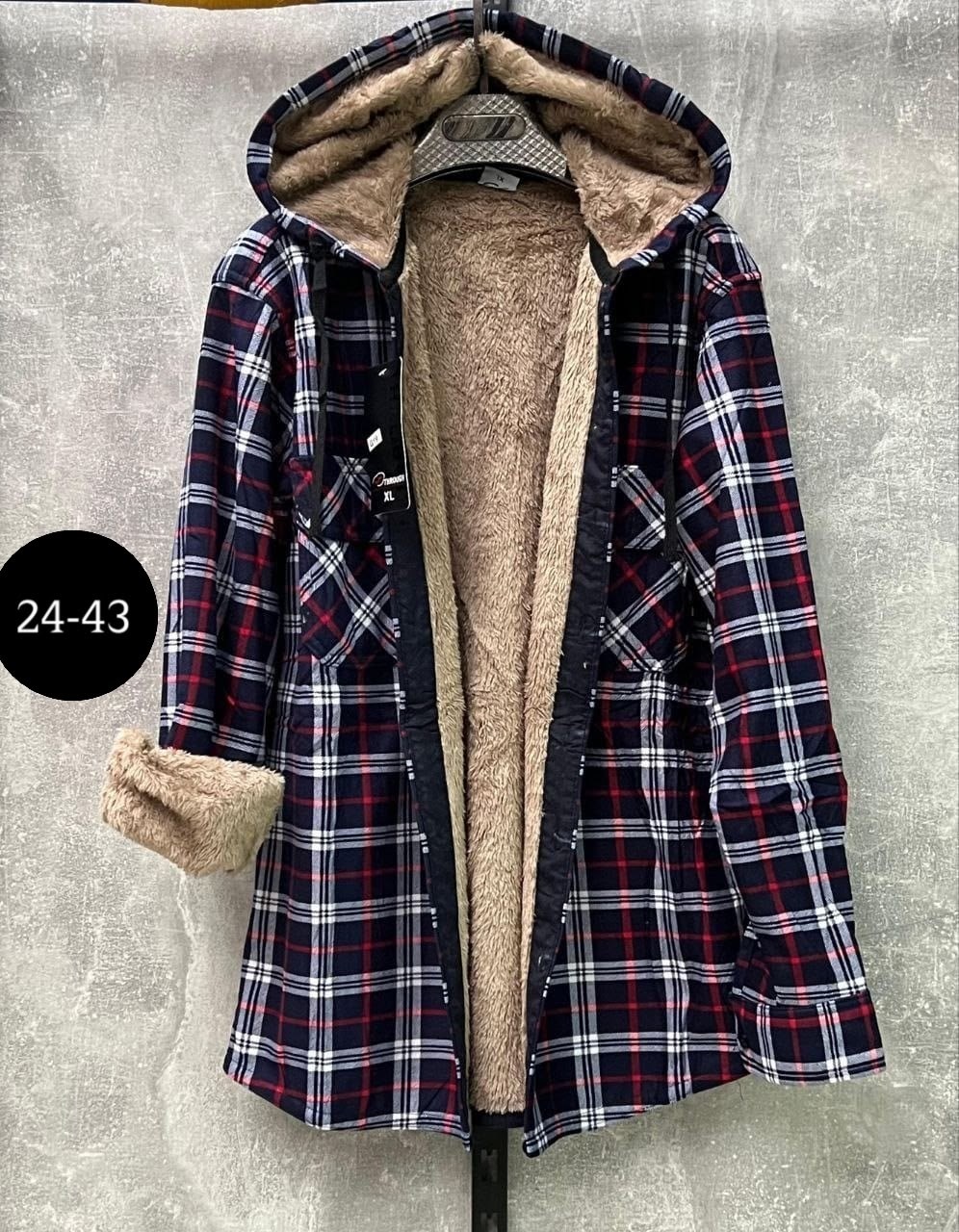 рубашка с капюшоном,рубашки на меху,теплая рубашка,толстовка рубашка,рубашка в клетку теплая с капюшоном