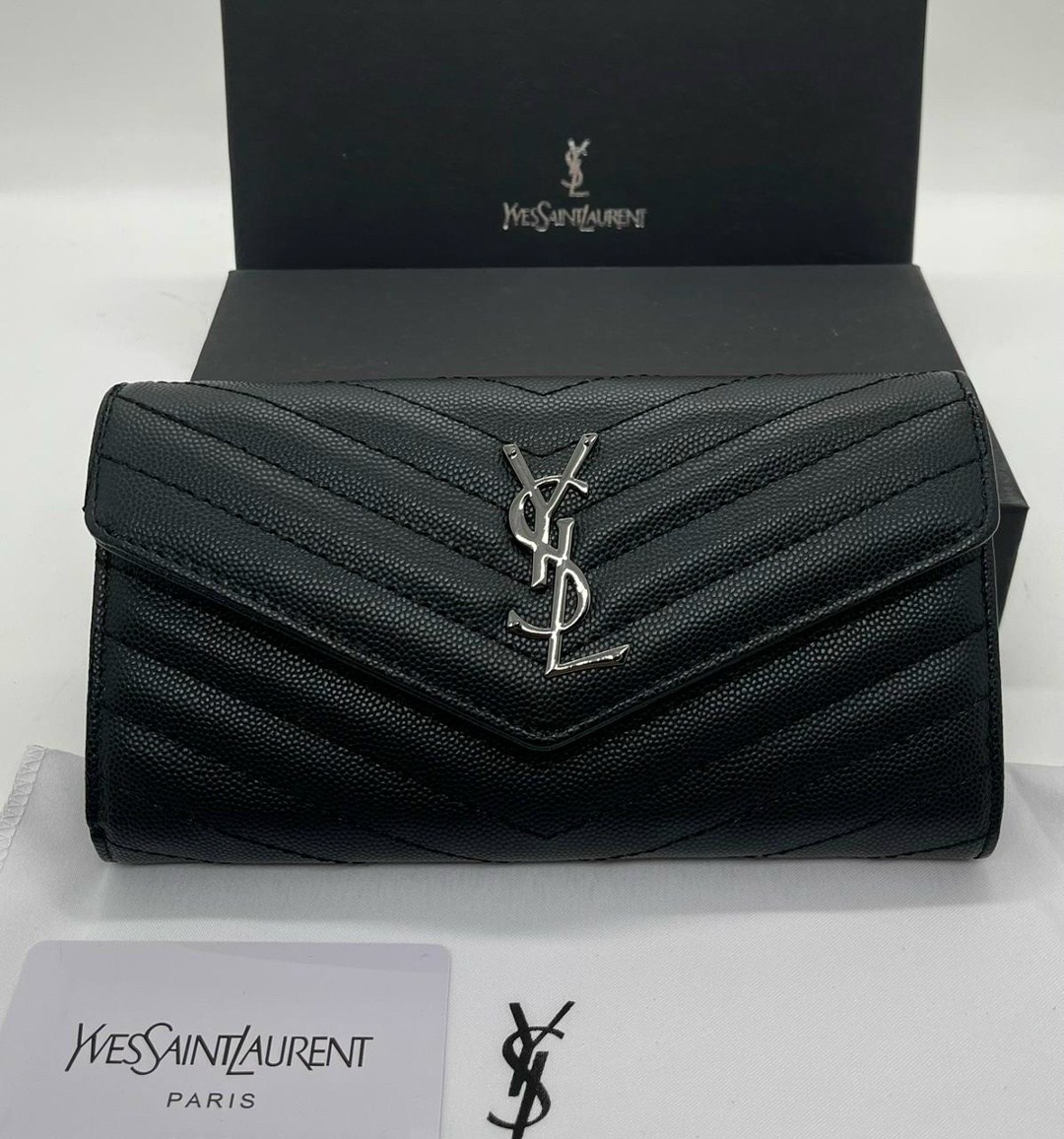 кошелек сен лоран,кошелек ив сен лоран женский,клатч,кожаный клатч,клатч вечерний сумка