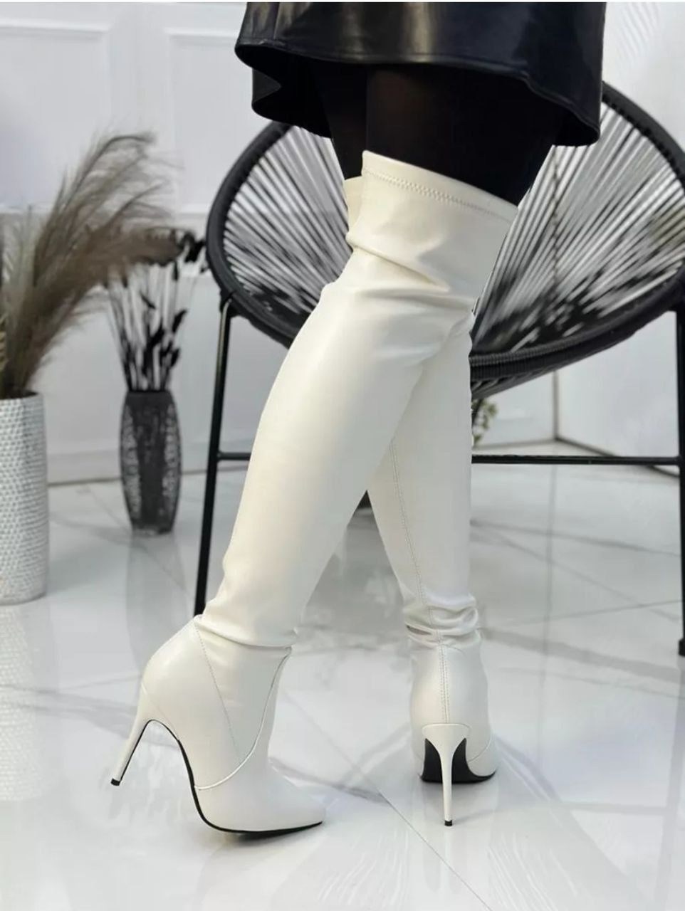 ботфорты белые,ботфорты женские,высокие сапоги женские,ботфорты на каблуке,ботфорты женские белые