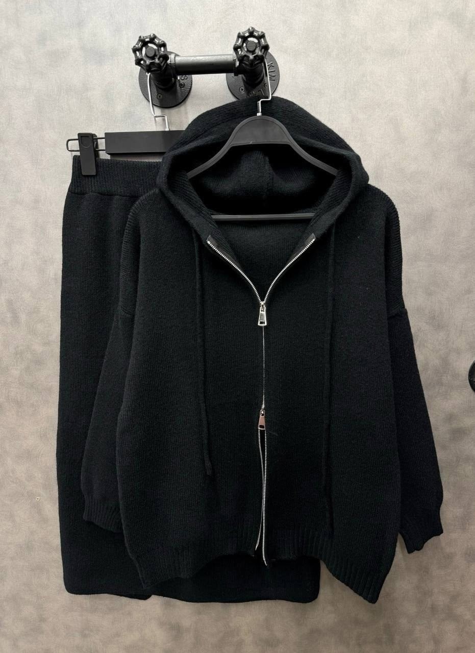 костюм с юбкой теплый,стильный трикотажный костюм,трикотажные костюмы с юбкой,юбка и кофта костюм,трикотажный костюм двойка