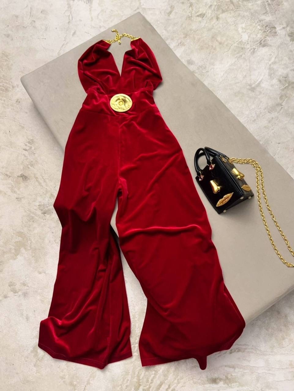вечерние комбинезоны,вечерние наряды,модное платье,платье красное