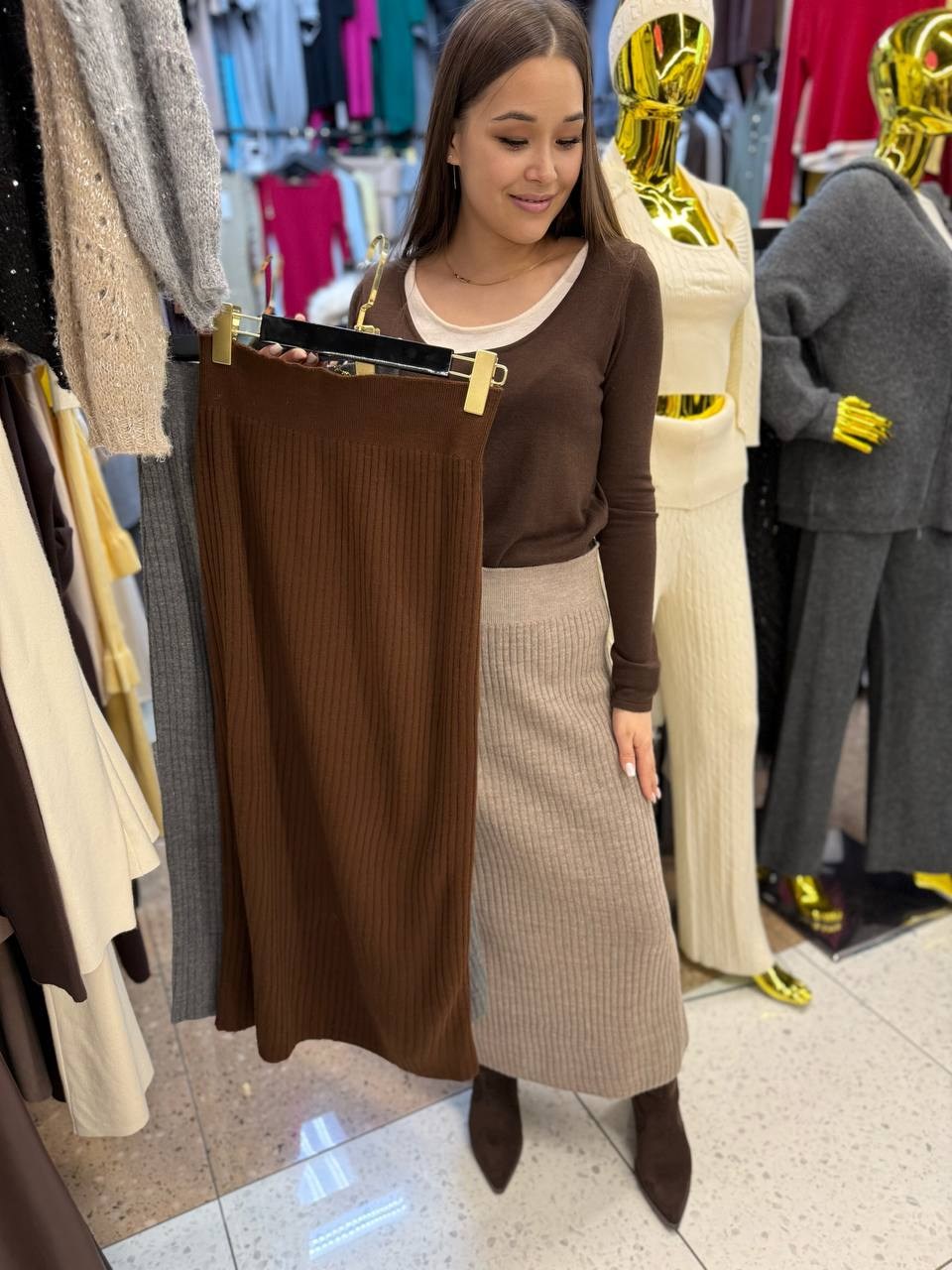 трикотажная юбка,трикотажная юбка макси,юбка лапша,юбка,юбка лапша миди