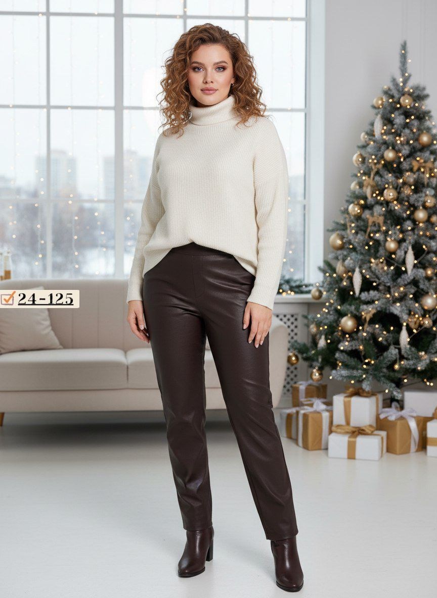 брюки из экокожи женские,брюки из экокожи для полных женщин,прямые брюки из экокожи,брюки из экокожи большие размеры,брюки из экокожи