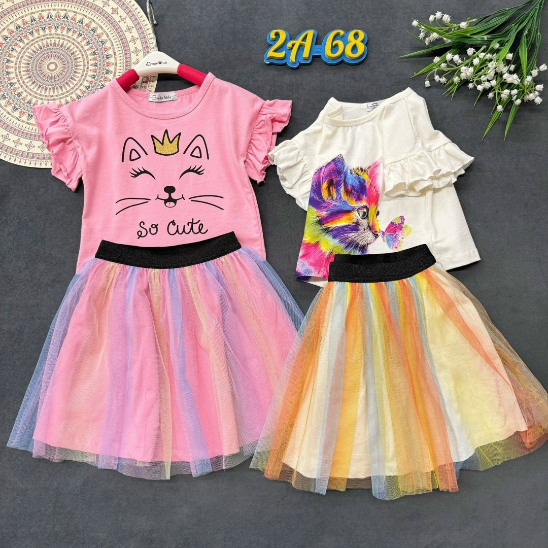 летний костюм для девочек,костюмы для девочек,костюм с юбкой,детские костюмы,костюм двойка для девочек