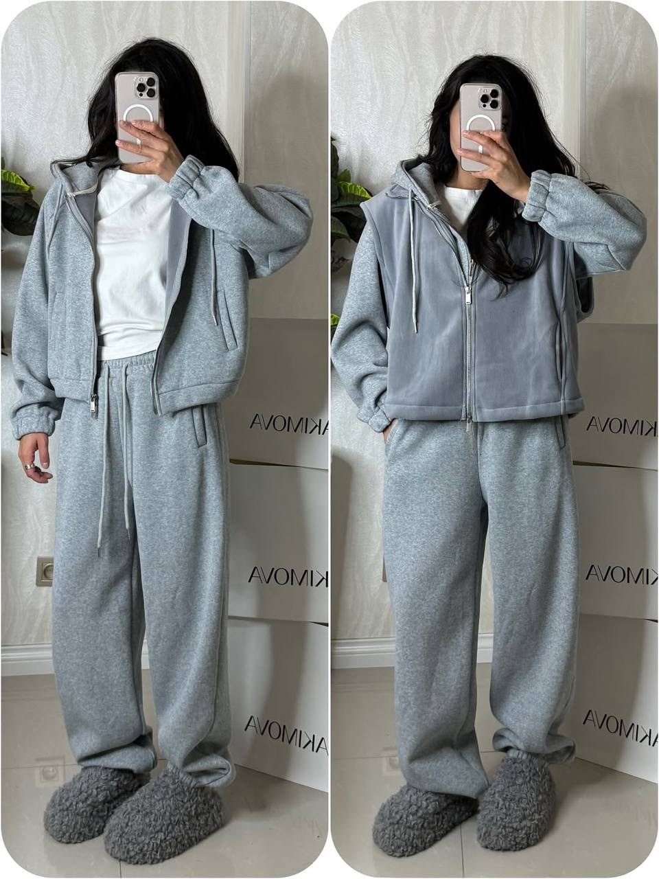 костюм оверсайз,теплый костюм на флисе,теплый костюм,костюм с кофтой,костюмы спортивные