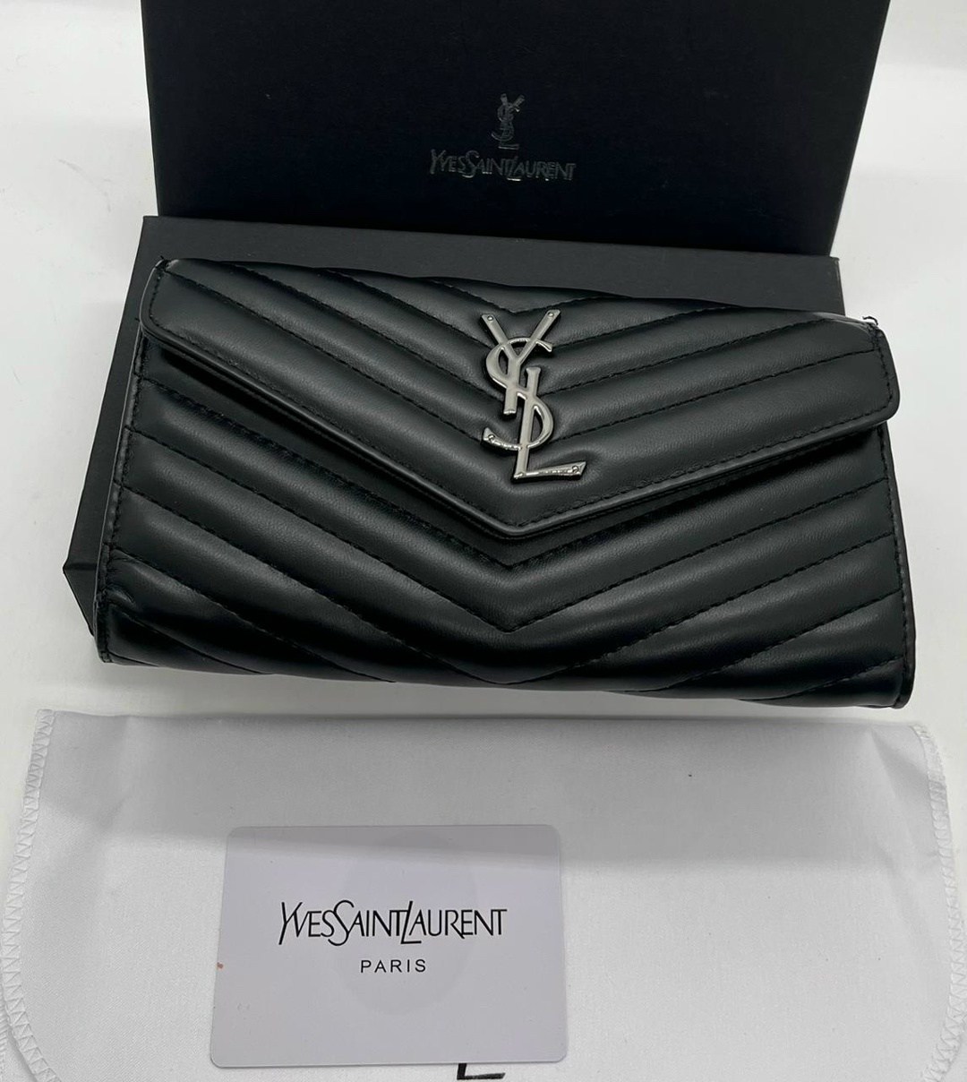 кошелек сен лоран,кошелек ив сен лоран женский,клатч,кожаный клатч,клатч вечерний сумка