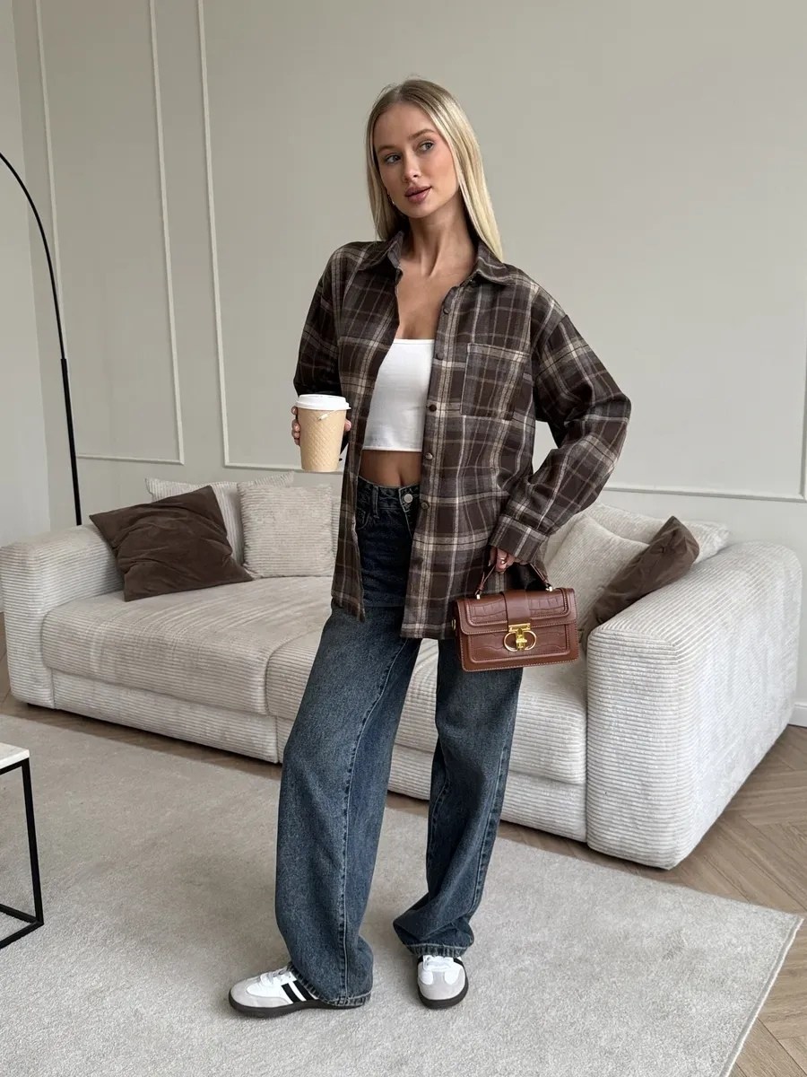 женская рубашка в клетку оверсайз,фланелевая рубашка оверсайз в клетку,рубашка в клетку оверсайз удлиненная,рубашка оверсайз в клетку,рубашка в клетку женская