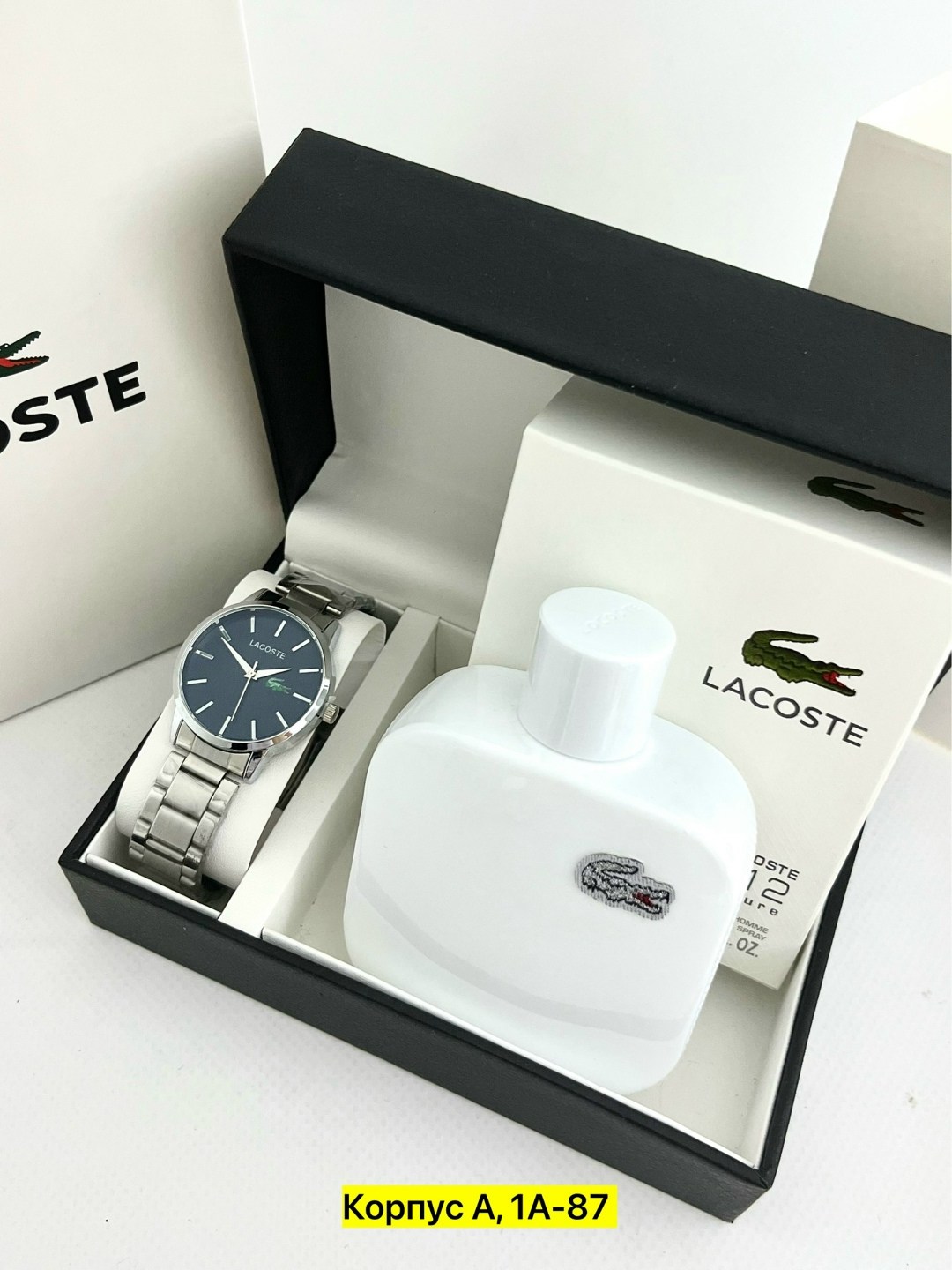 lacoste eau de lacoste l 12 12 blanc 100 мл,туалетная вода lacoste eau de lacoste l 12 12,подарочный набор lacoste,туалетная вода lacoste,мужской подарочный набор lacoste