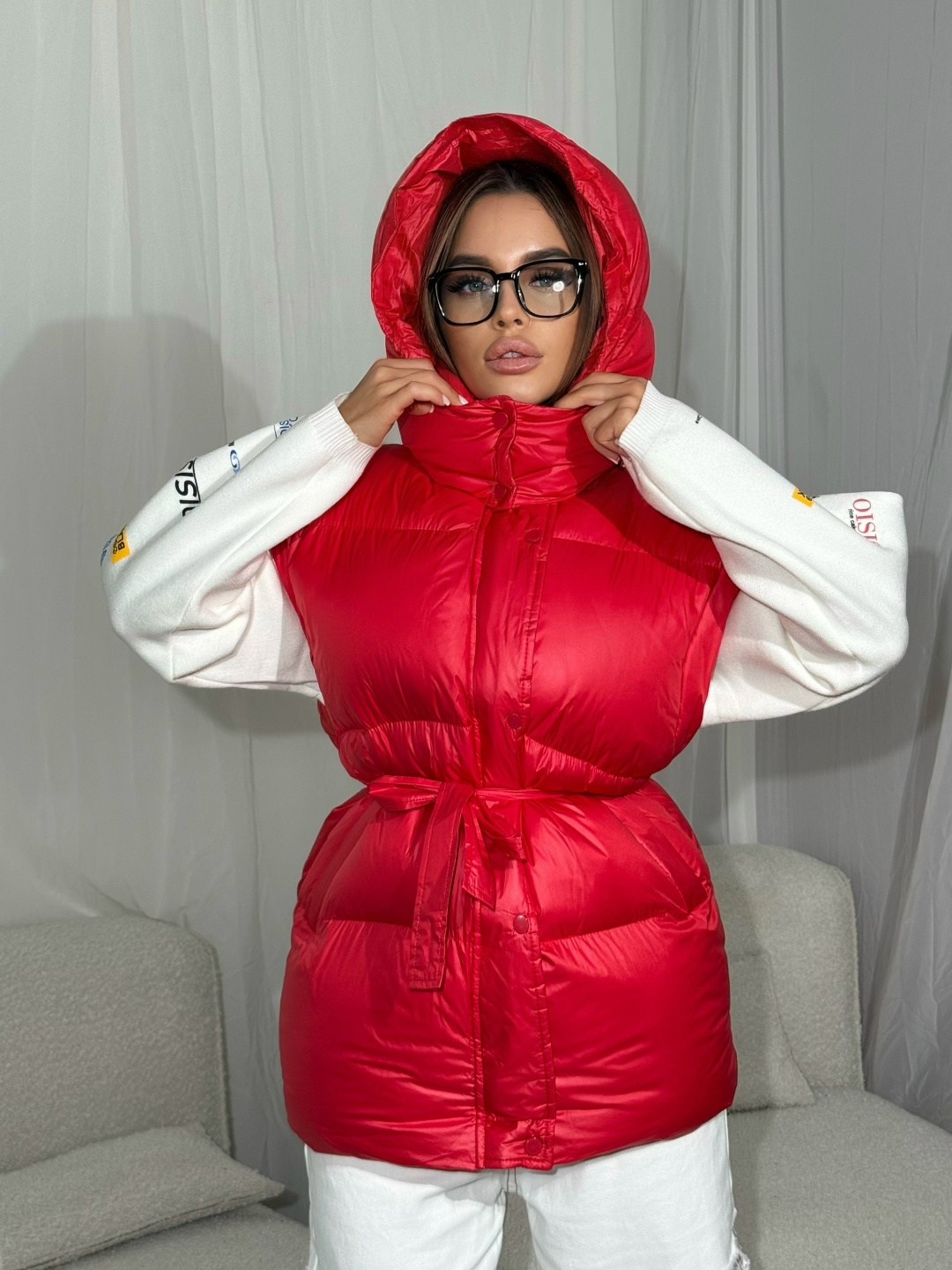 куртка пуховик,модные пуховики,демисезонная куртка,куртка женская,куртка с поясом