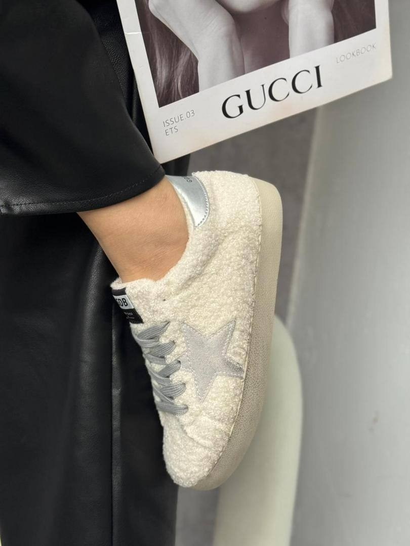 ,кеды golden goose,кроссовки женскиe,кеды с мехом,кроссовки с мехом