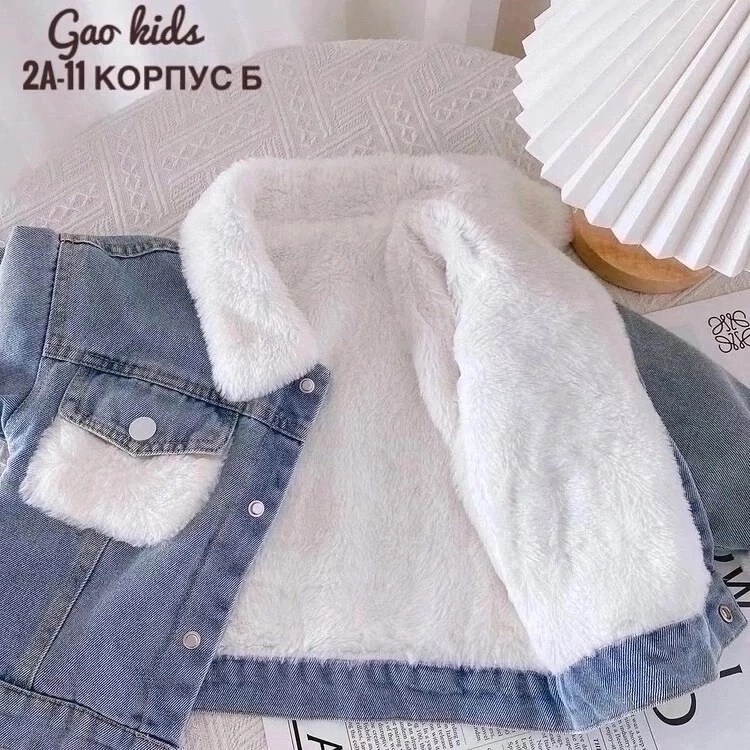 джинсовая куртка пул энд бир с мехом,джинсовая куртка для девочек,куртка джинсовая,утепленная джинсовая куртка,зимняя джинсовая куртка