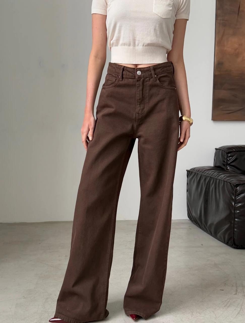 широкие брюки,коричневые брюки,джинсы коричневые,коричневые джинсы женские,прямые вельветовые брюки