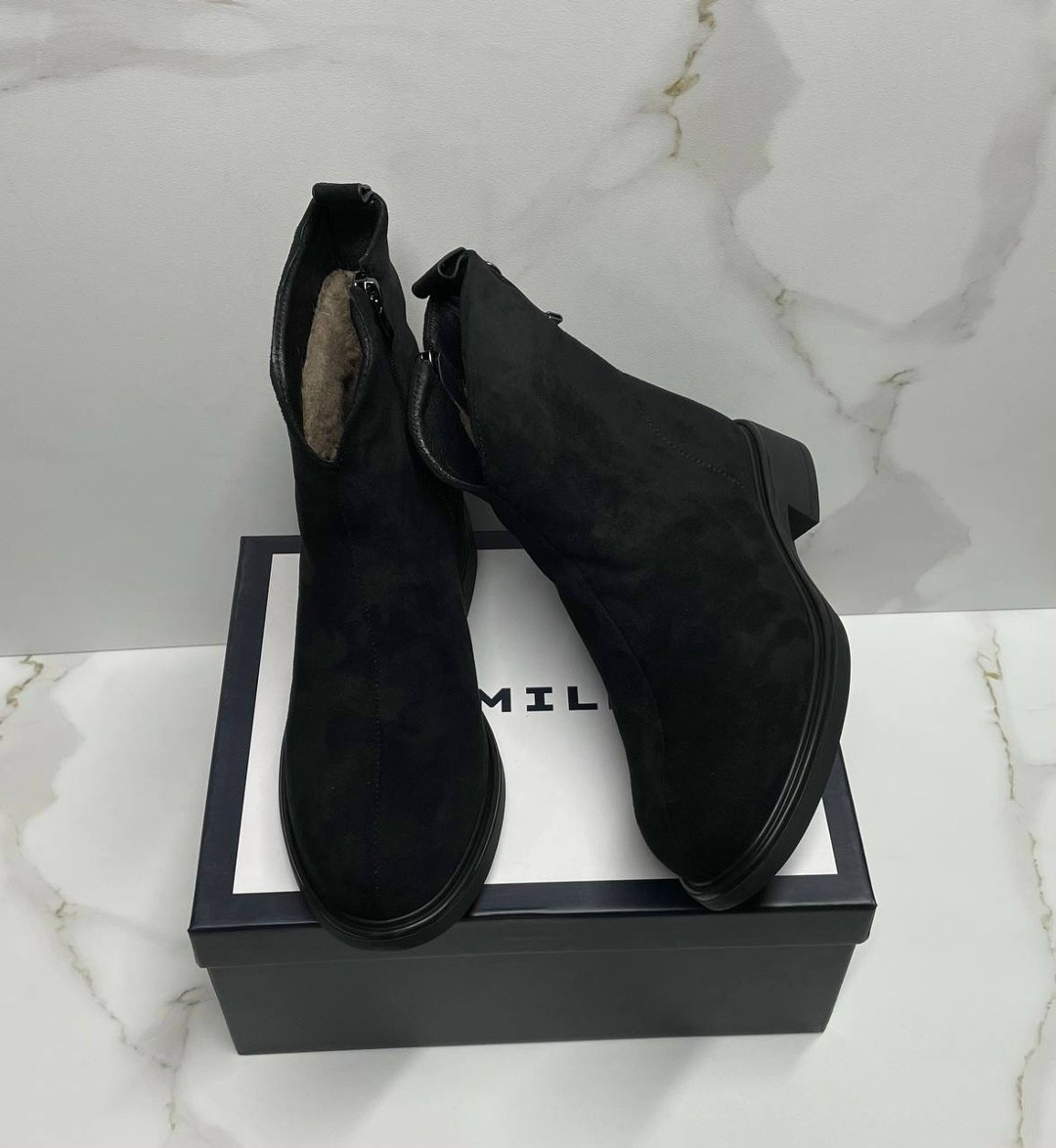 ,ботинки женские,юничел замшевые зимние ботинки,ботинка женские зимние,женская