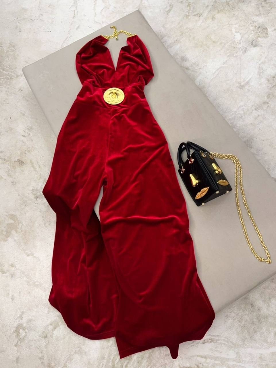 вечерние комбинезоны,вечерние наряды,модное платье,платье красное