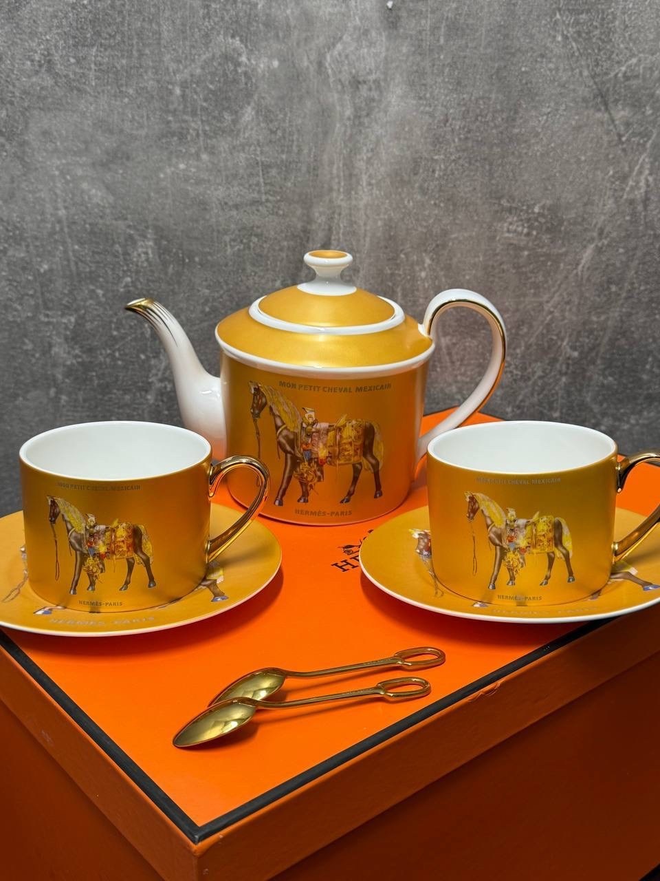 чайный сервиз эрмес,посуда hermes,чайные наборы,чайный сервиз hermes оригинал,набор посуды hermes