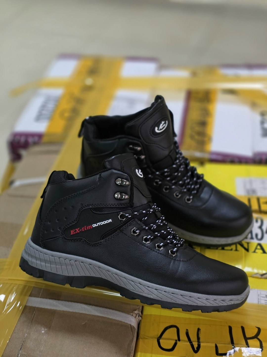 ,зимние ботинки мужские, мужская зимняя,ботинки ex-tim, мужская