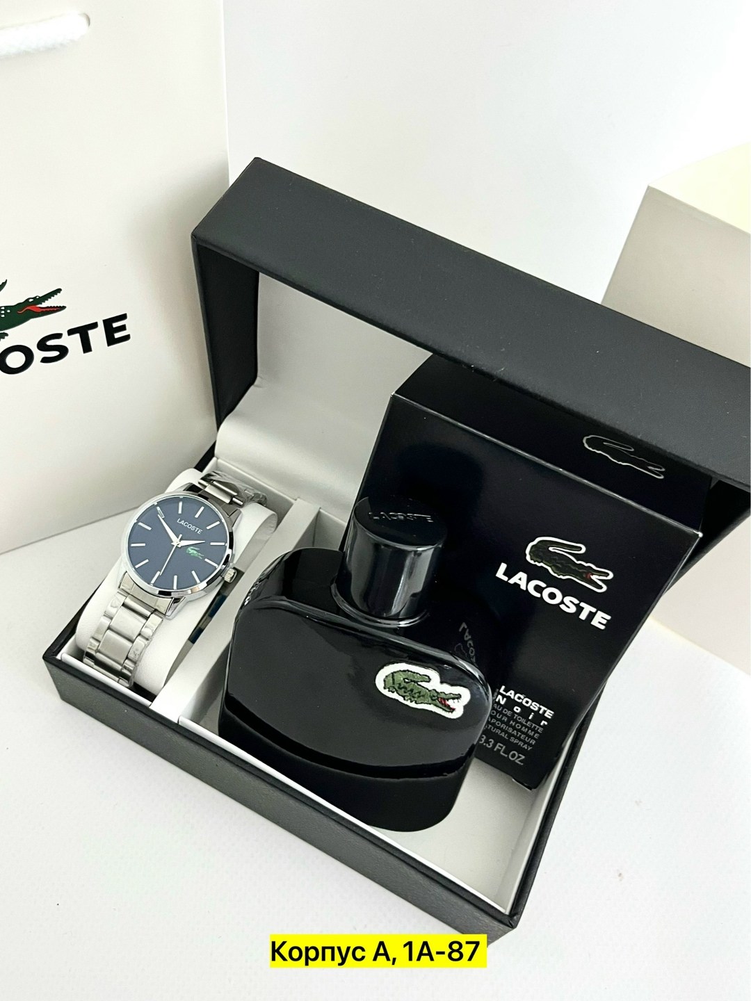 lacoste eau de lacoste l 12 12 blanc 100 мл,туалетная вода lacoste eau de lacoste l 12 12,подарочный набор lacoste,туалетная вода lacoste,мужской подарочный набор lacoste