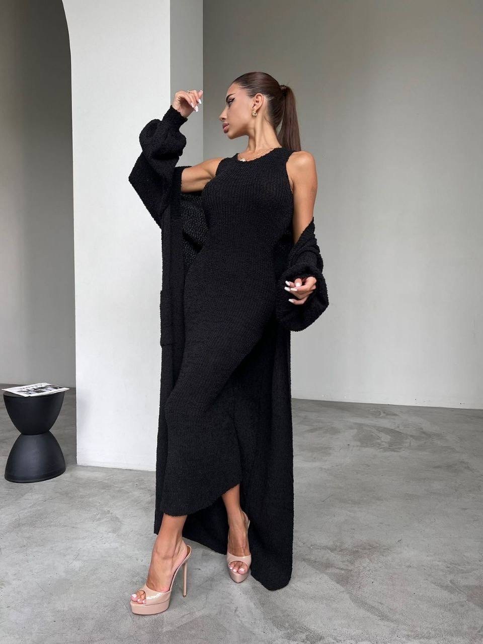 платье кардиган,платье с кардиганом комплект,накидка кардиган,вязаные кардиганы,платье лапша с кардиганом