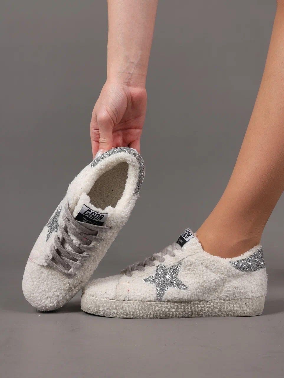 ,кеды golden goose,кеды с мехом,женские кеды,кроссовки golden goose