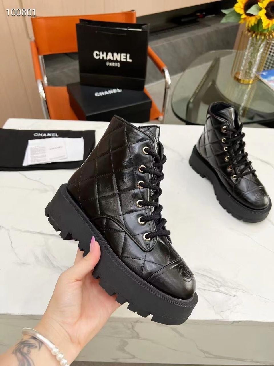 ботинки chanel,,женские черные кожаные ботинки,ботинки шанель женские,ботинки зимние chanel черные кожаные