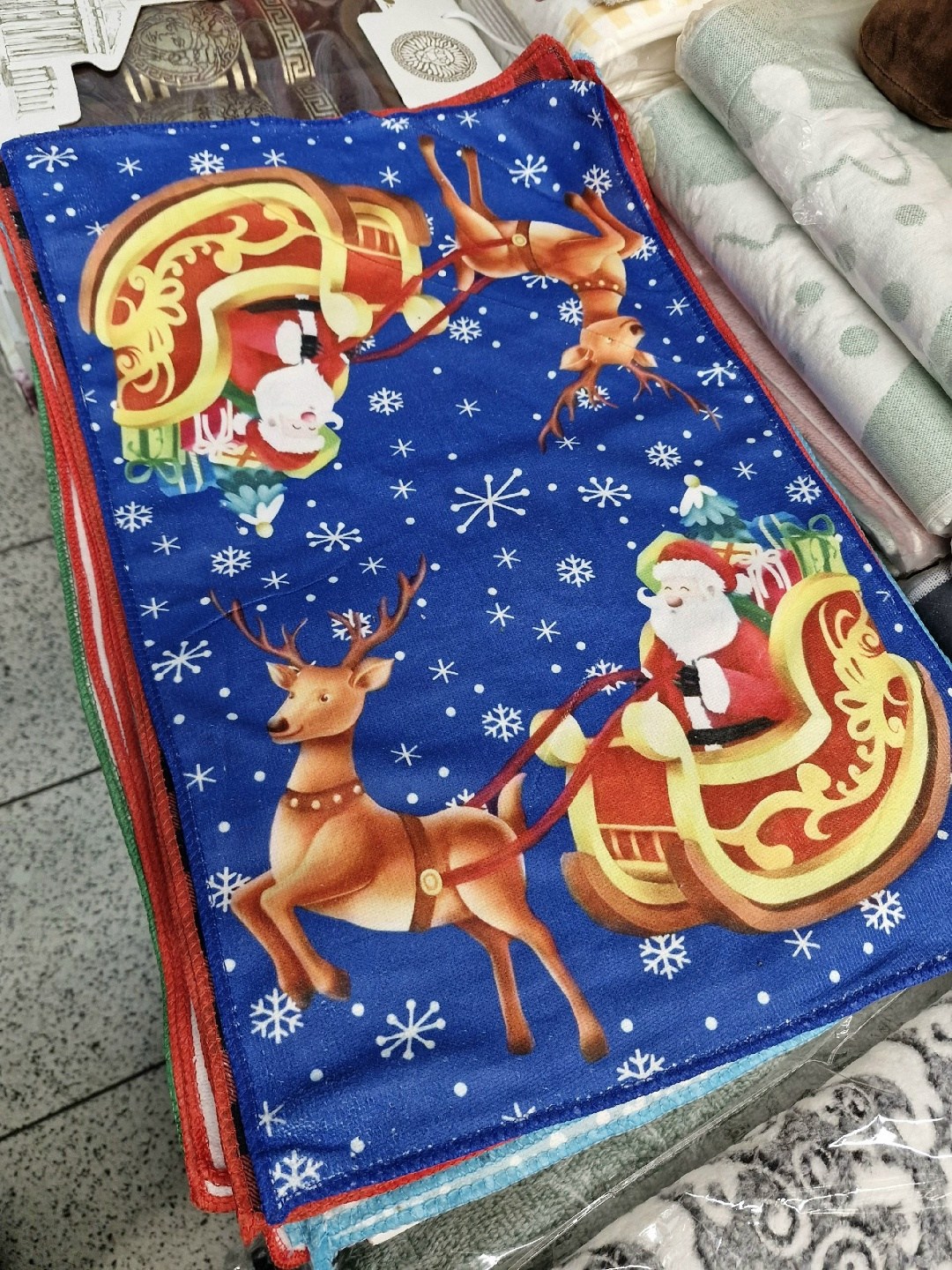 плюшевое одеяло,плед новогодний,теплое одеяло,рождественские подарки,покрывало для дома