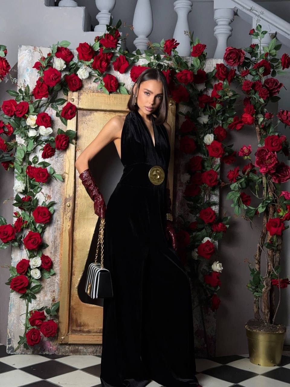 вечерние комбинезоны,женские комбинезоны,комбинезон женский вечерний,женский бархатный комбинезон