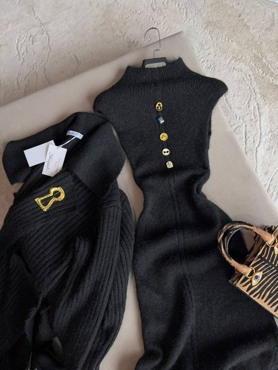 платье черное,трикотажное платье,вязаное платье,шерстяное платье