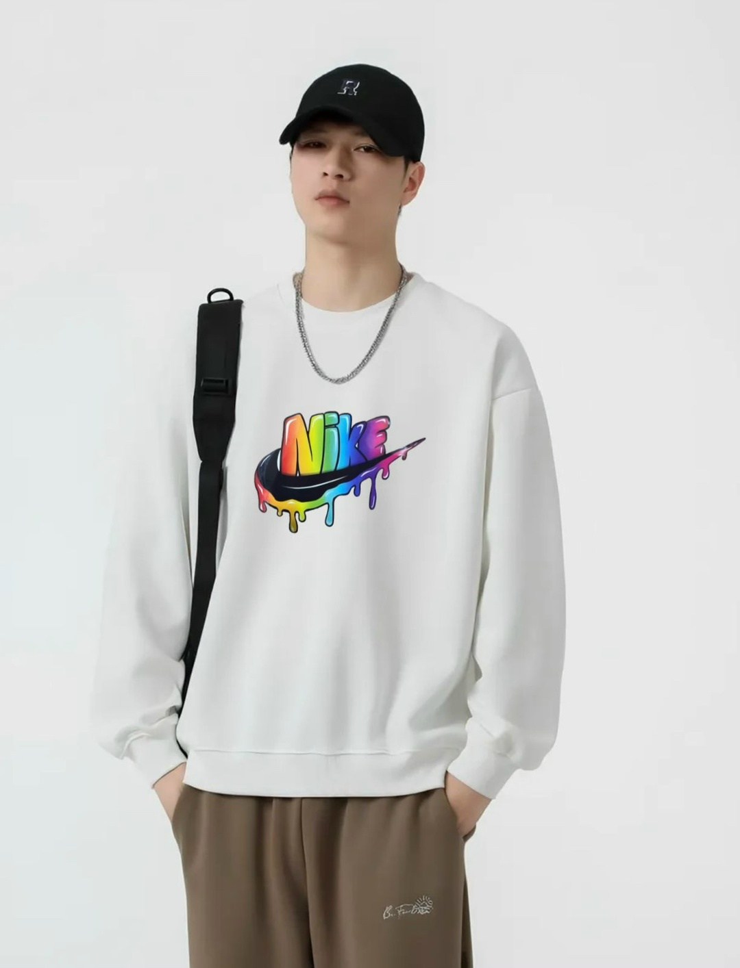 свитшот серый,свитшот мужская,серый свитшот найк,классический свитшот,мужские свитшоты