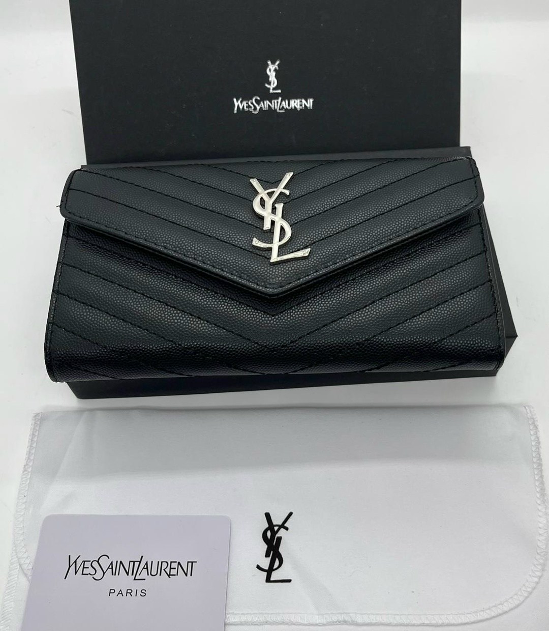 кошелек сен лоран,кошелек ив сен лоран женский,клатч вечерний сумка,клатч,кожаный клатч