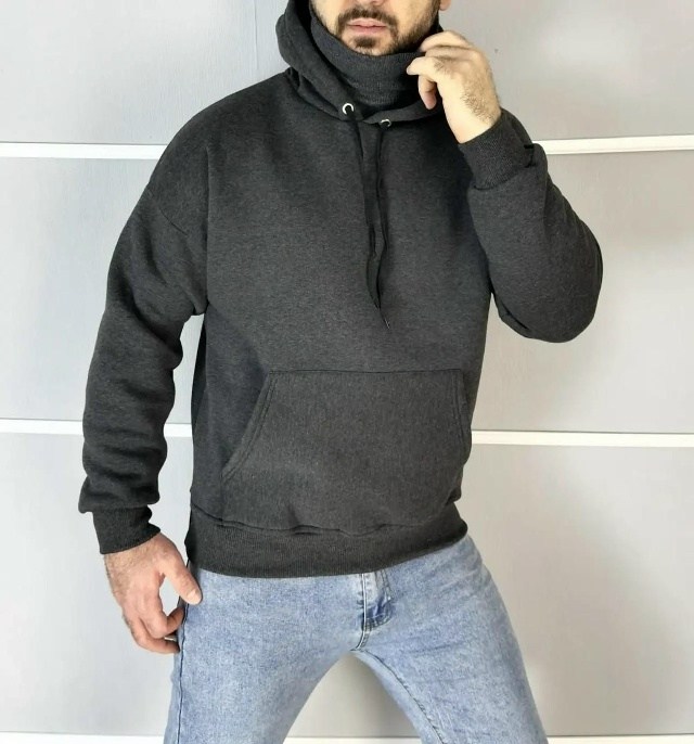 толстовка теплая,мужская толстовка,кофта с капюшоном,толстовка с капюшоном,утепленное худи