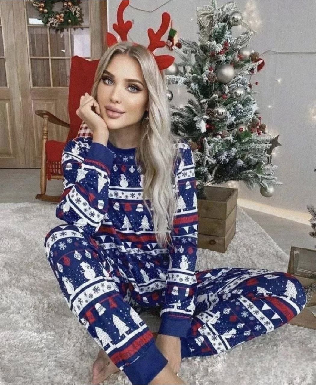 пижама женская новогодняя,пижама новый год женская,новогодние пижамы,рождественская пижама,пижамы для женщин