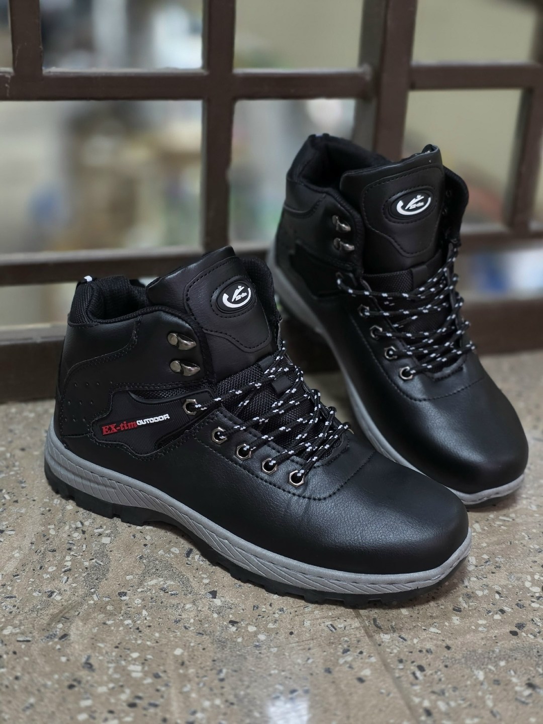 ,зимние ботинки мужские, мужская зимняя,ботинки ex-tim, мужская