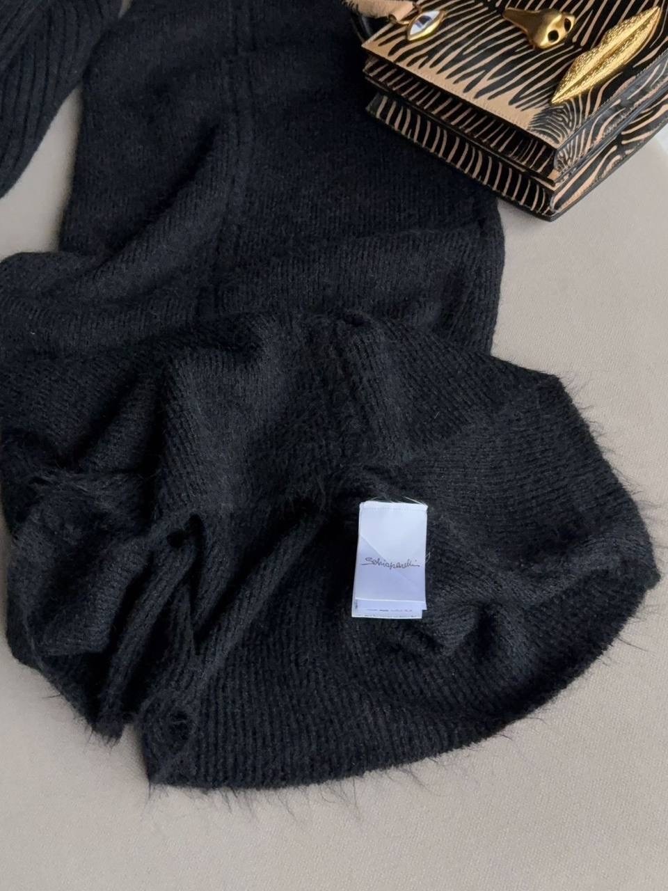 платье черное,трикотажное платье,вязаное платье,шерстяное платье