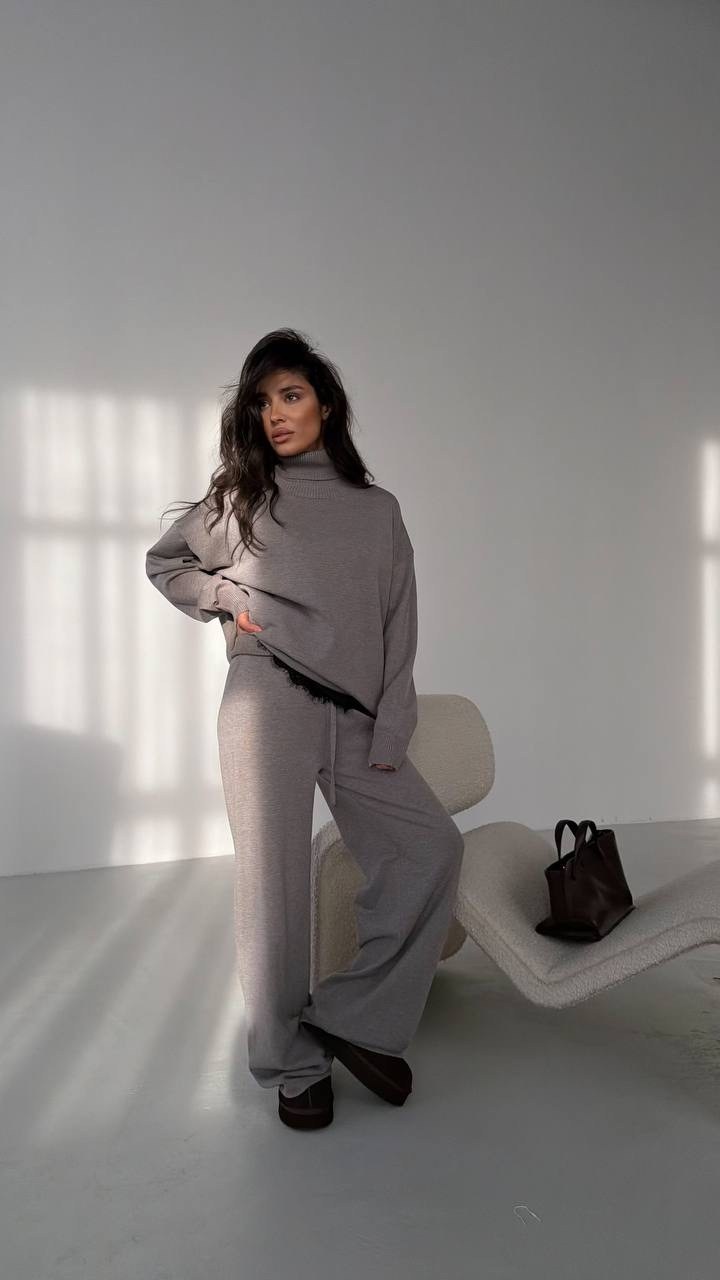 трикотажные костюмы,трикотажный костюм с брюкам,костюм с брюками,стильные костюмы,костюм кашемировый брючный