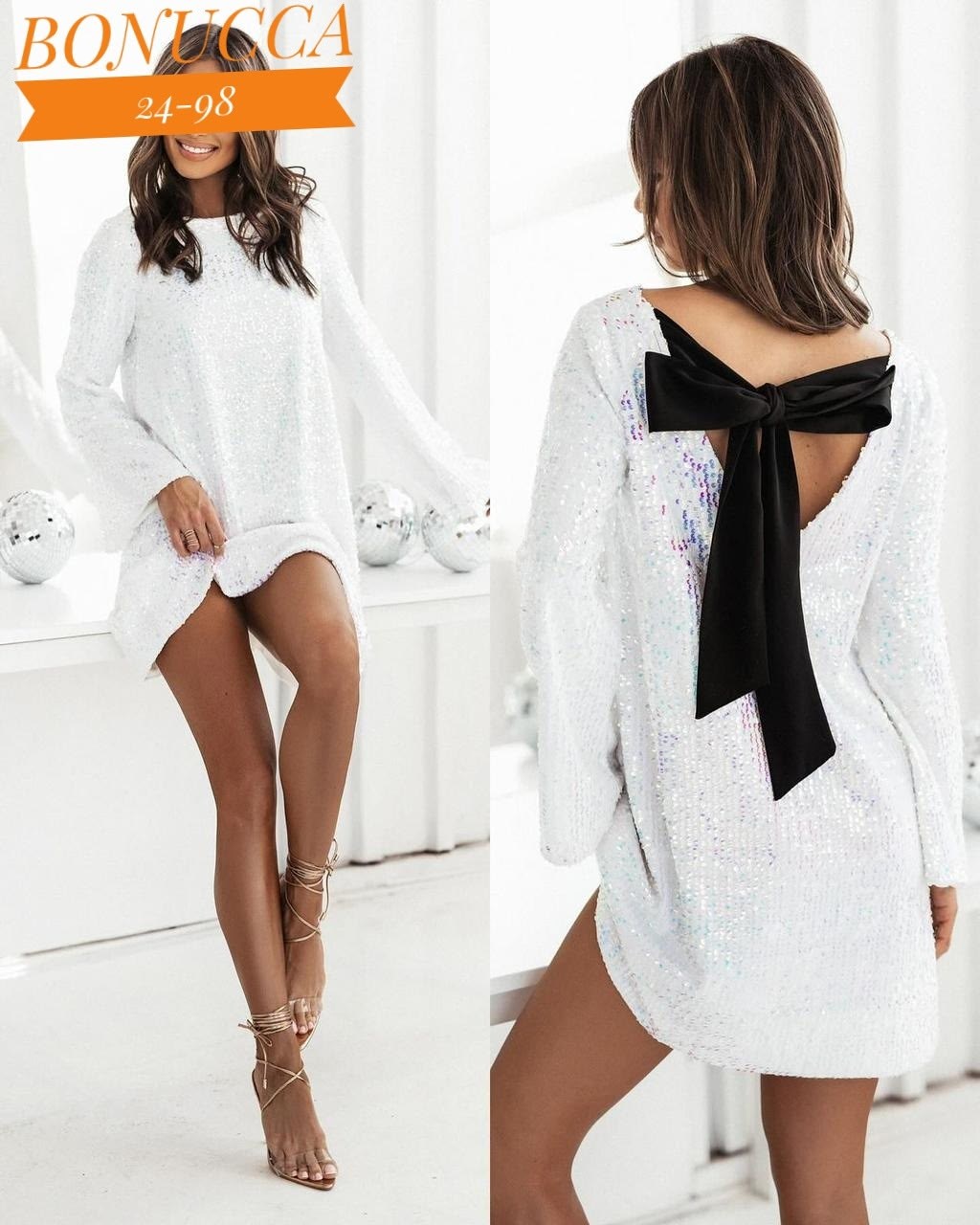 платье женское белое,платье с блестками,платье женская,платье с бантом,платье женское с бантом