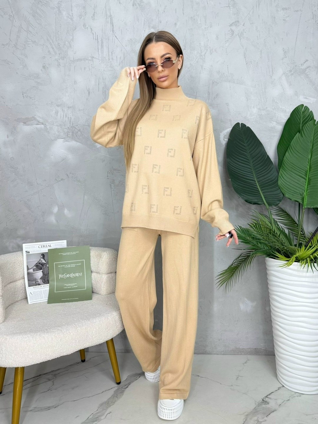 трикотажные костюмы,трикотажные костюмы женские,костюмы женские,вязаные костюмы,костюм с брюками палаццо