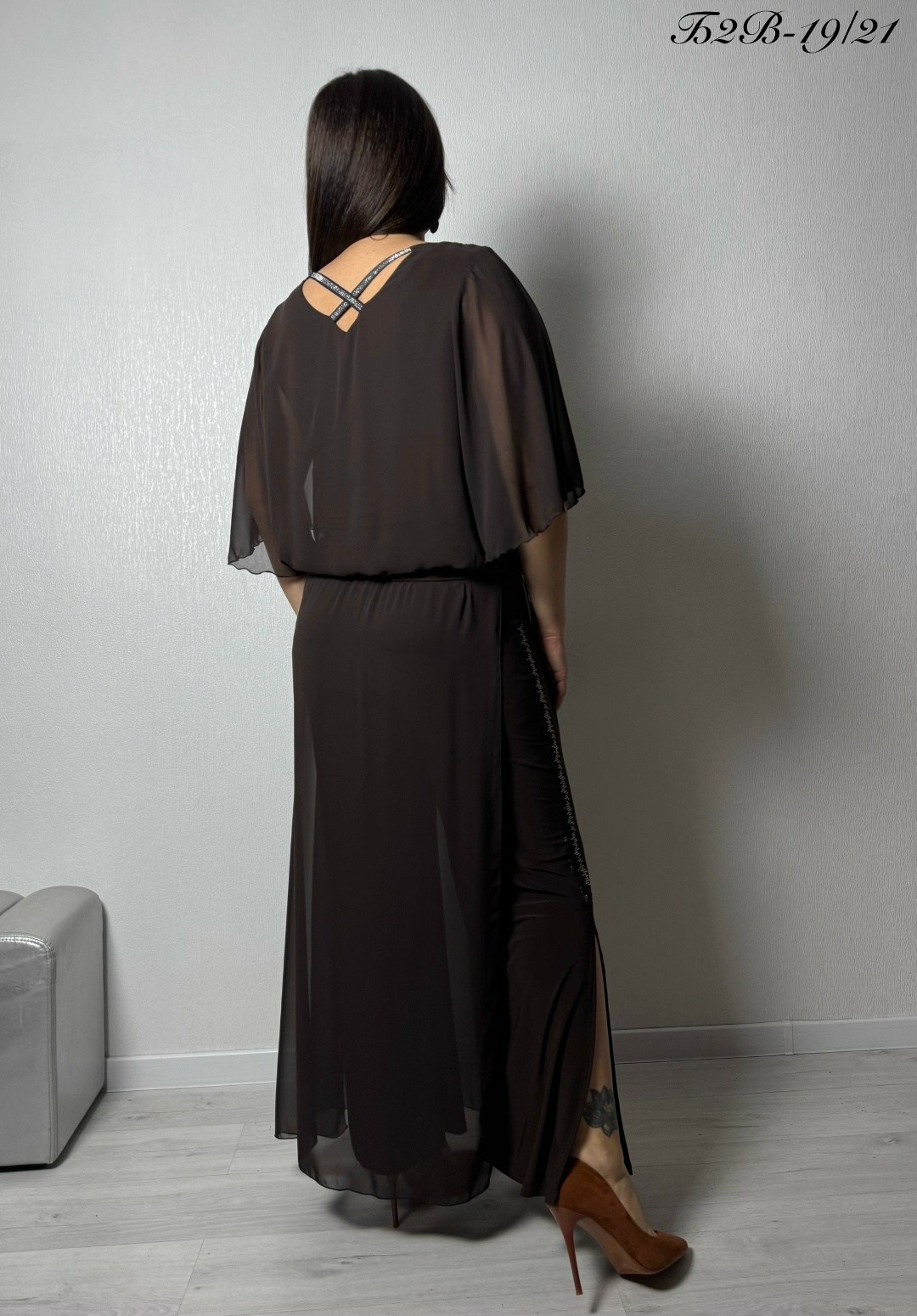 нарядное платье,женский платье,платье для полных длинное,платье с накидкой,платье